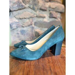 Charlotte Olympia Made in Italy Real Leather Suede Heel